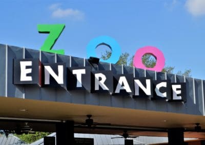 Zoo Entrance sign